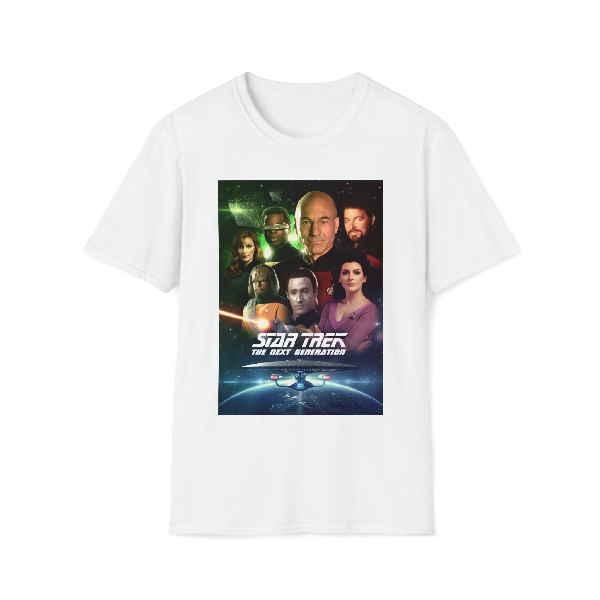 Star Trek The next generation- Unisex Softstyle T-Shirt - Creations by Chris and Carlos